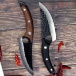 Butcher’s Boning & Skinning Knife – Small Scimitar Blade for Slaughter, Meat Cutting & Pig Processing - Image 7
