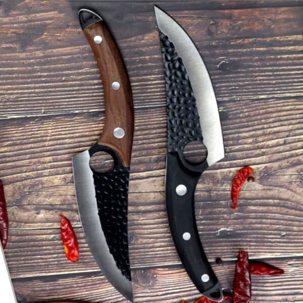 Butcher’s Boning & Skinning Knife – Small Scimitar Blade for Slaughter, Meat Cutting & Pig Processing - Image 7