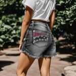 Women’s Strappy Back Flare Jeans – High-Waist Y2K Cut-Out Slim Fit Stretch Denim - Image 10