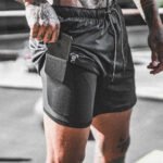 Men's Pocket Compression Shorts – High-Performance Athletic Base Layer with Phone Pocket - Image 4