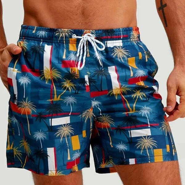 Men’s 3D Printed Beach Shorts – Casual Four Seasons Leisurewear with Elastic Waist - Image 7