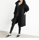 Women Windbreaker Jacket Casual Loose Button Pockets Hooded Quick Dry Windproof Waterproof Clothes For Outdoor Hiking Camping - Image 7
