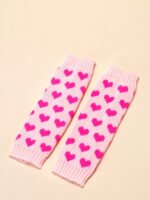 Knitted Wool Foot Cover Socks – Cute Love Design, Slimming Fit for Girls & Women - Image 3