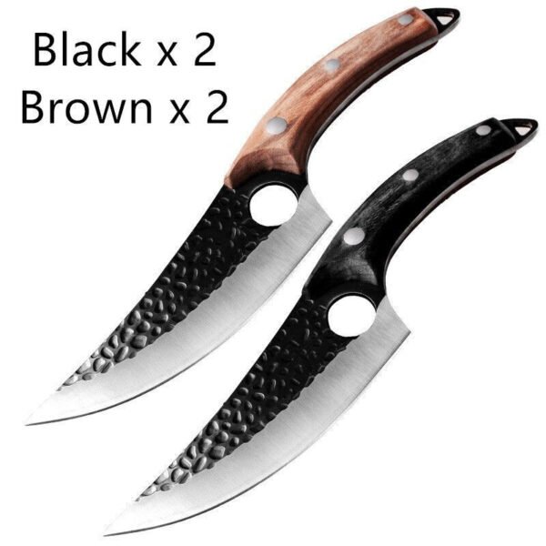 Butcher’s Boning & Skinning Knife – Small Scimitar Blade for Slaughter, Meat Cutting & Pig Processing - Image 8