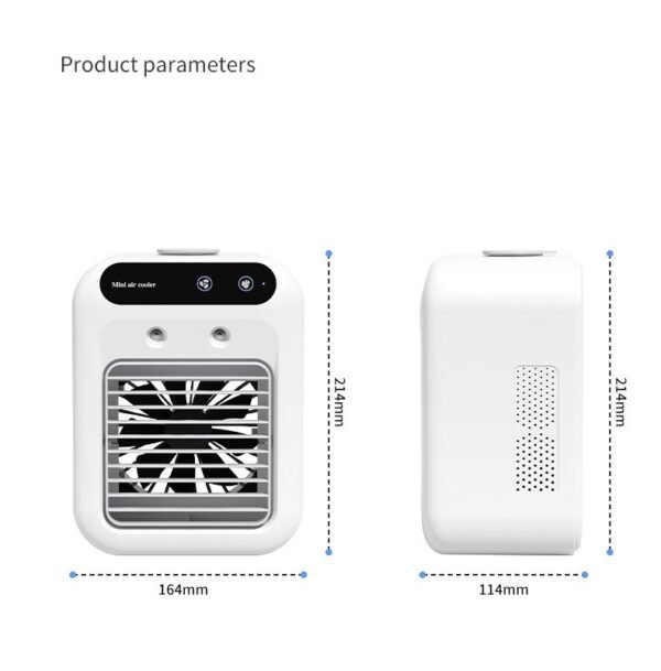 Portable Water Cooling Air Conditioner Fan – Mini AC for Room, Office & Car - Image 2