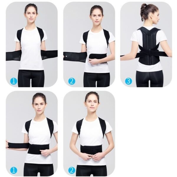 Adjustable Spine Posture Corrector Brace – Back Support for Pain Relief & Alignment - Image 7