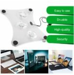 USB Laptop Cooling Pad with 3 Fans – LED Light Stand & Radiator for Notebook/PC - Image 3