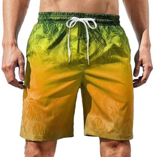 Men’s 3D Printed Beach Shorts – Casual Four Seasons Leisurewear with Elastic Waist - Image 4