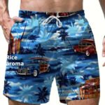 Men’s 3D Printed Beach Shorts – Casual Four Seasons Leisurewear with Elastic Waist - Image 9