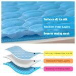 Pet Cooling Mat – Ice Silk Chill Pad for Dogs & Cats | Indoor & Outdoor Cooling Bla - Image 2