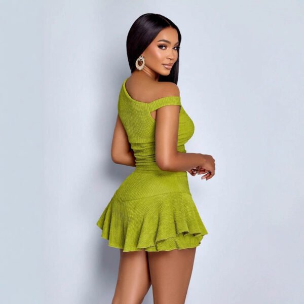 Women's Solid Color Blazer & Split Skirt Set – Minimalist All-Match Suit - Image 2
