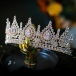 Luxury Cubic Zirconia Bridal Crown – Crystal Tiara for Weddings, Pageants & Royal Occasions - Image 5