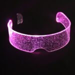 LED Star Eye Mask – Light-Up Festival Rave Mask for Bar Parties, Concerts & Night Events