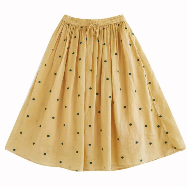 Women’s Cotton & Linen Long Skirt – Flowy, Figure-Flattering, Elegant Everyday Style - Image 2