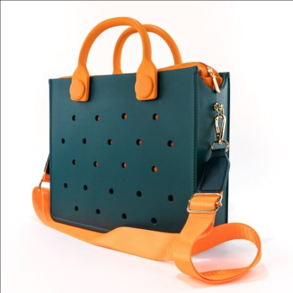 Waterproof EVA Tote Bag for Women – Beach Handbag with Shoulder Strap & Ventilated Punching Design - Image 5