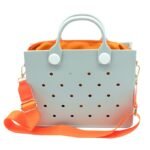 Waterproof EVA Tote Bag for Women – Beach Handbag with Shoulder Strap & Ventilated Punching Design - Image 6